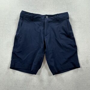 Outlier Schoeller Double Weave Shorts Mens 30 Blue Solid Twill Performance USA